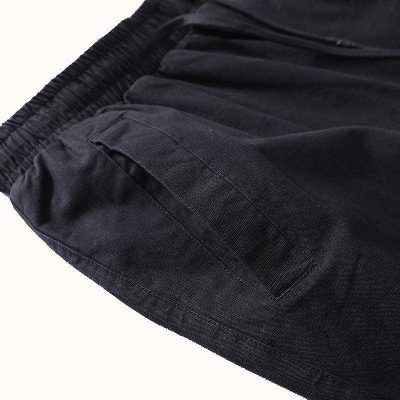 Cotton cargo Straight Loose Fit Pants