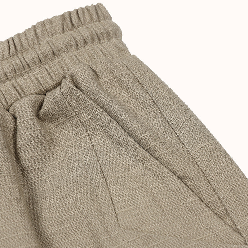 Linen-blend Heavyweight Cotton Jogger