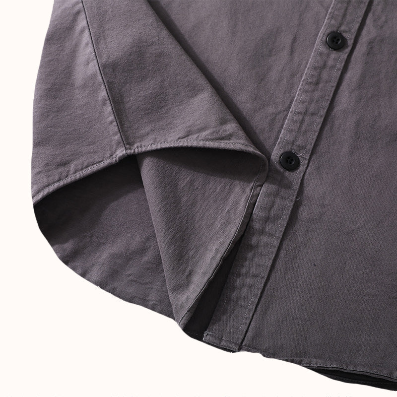 loose Heavyweight Cotton Overshirt