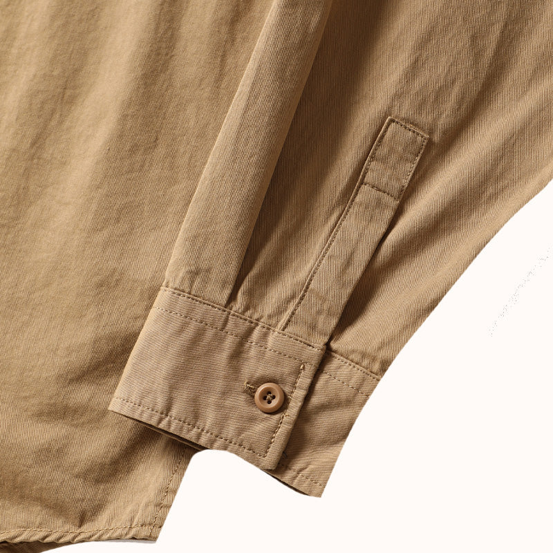 Embroidery Heavyweight Cotton Overshirt