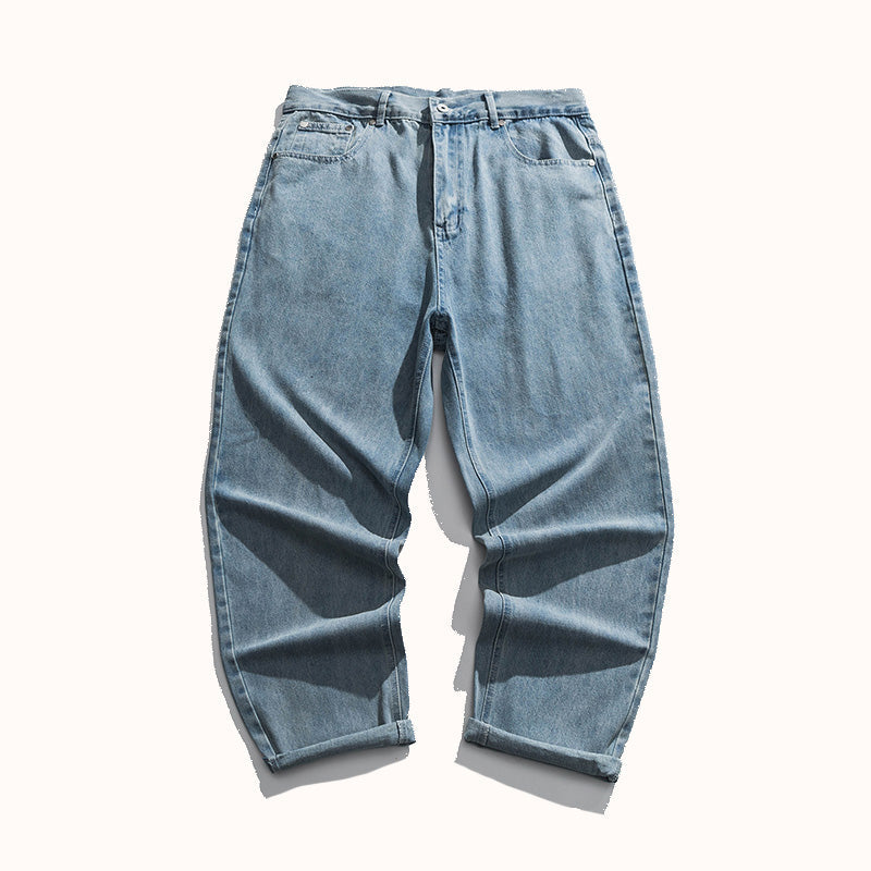 Heavyweight Cotton Straight Jeans
