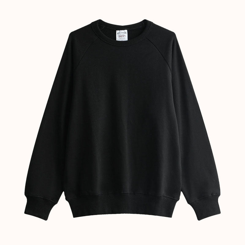 New 360g Heavy Knitted Cotton Loose Sweatshirt