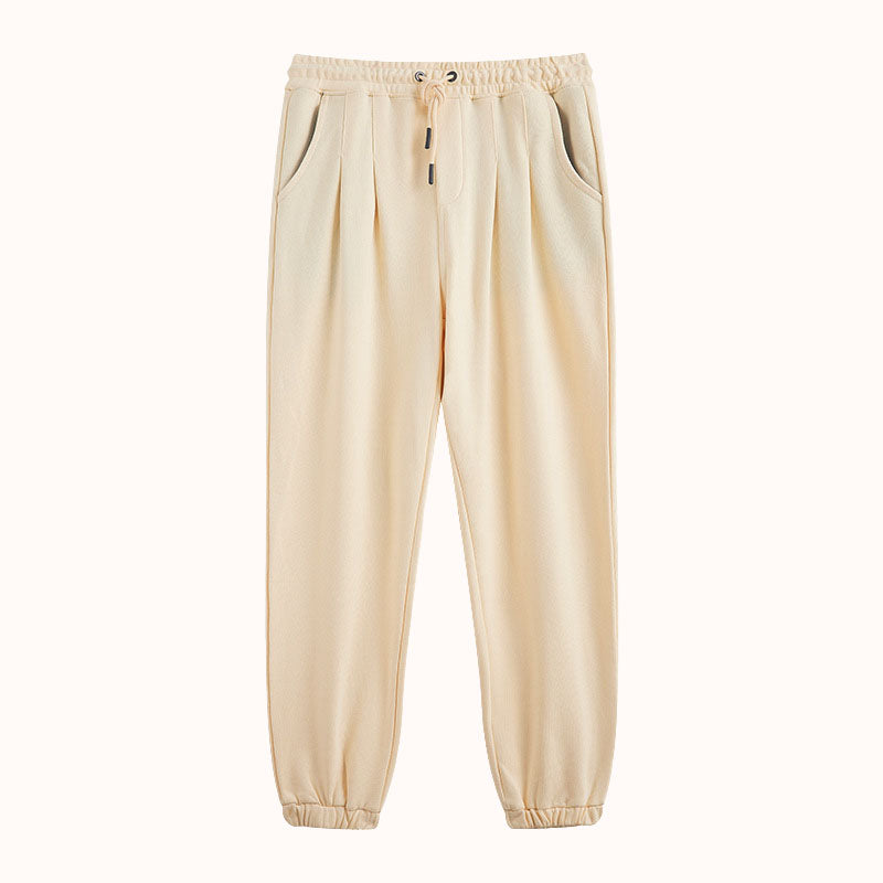 New 360G heavy knitted cotton loose sweatpant