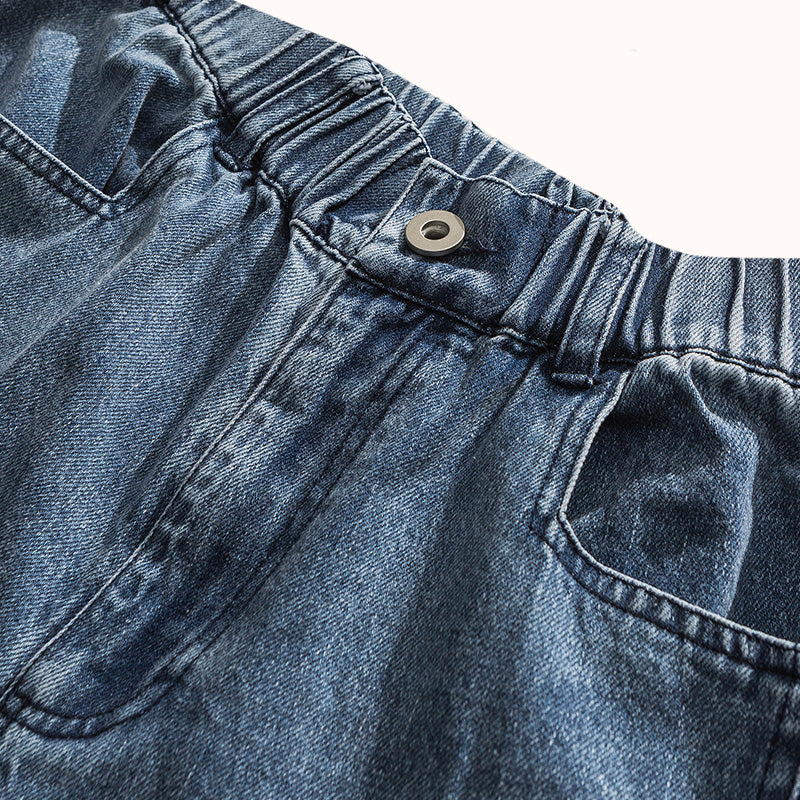stitching Heavyweight Cotton Jeans