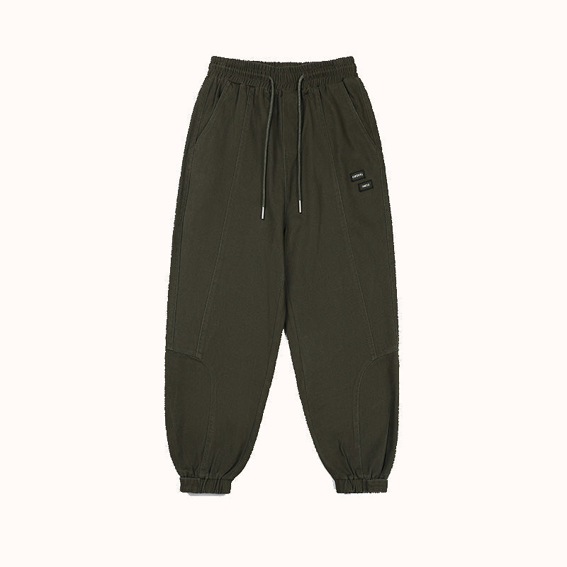 Paneled Heavyweight Cotton Jogger