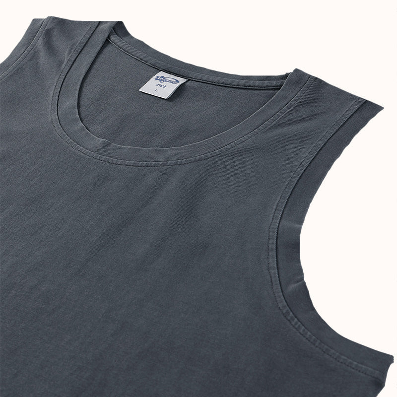 Slit Heavyweight Cotton Tank Top