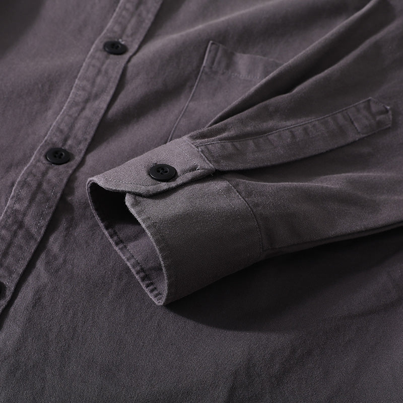loose Heavyweight Cotton Overshirt