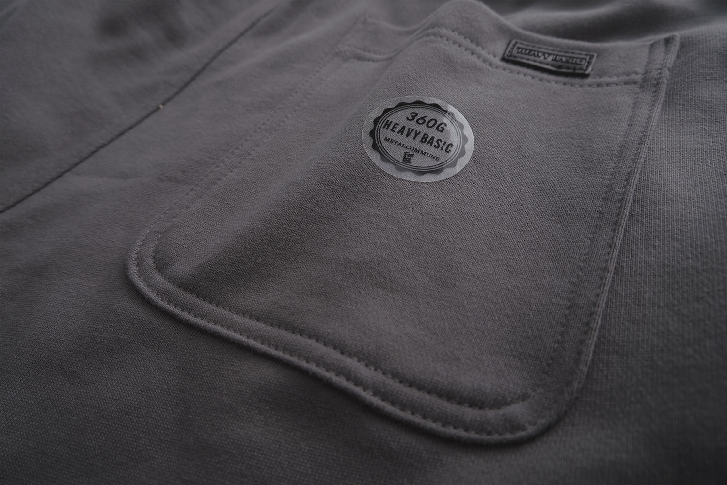 New 360G heavy knitted cotton loose sweatpant