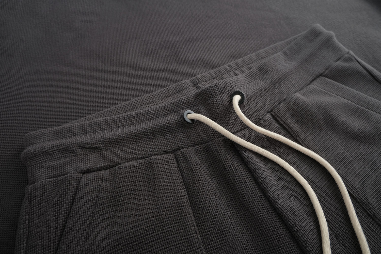 Heavyweight Knitted Cotton Waffle Sweatpant