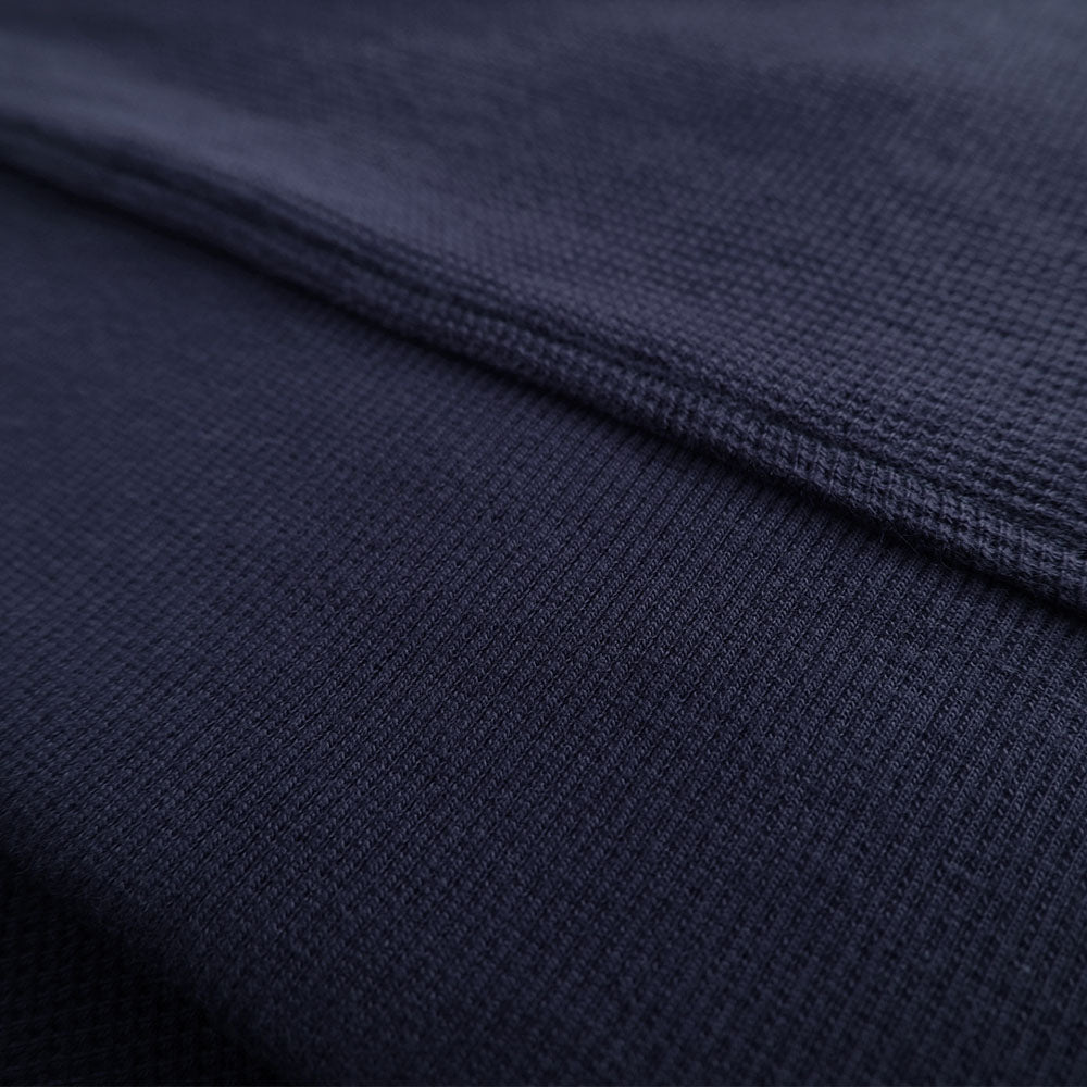 Heavyweight knitted Cotton Waffle Crew Neck Sweatshirt