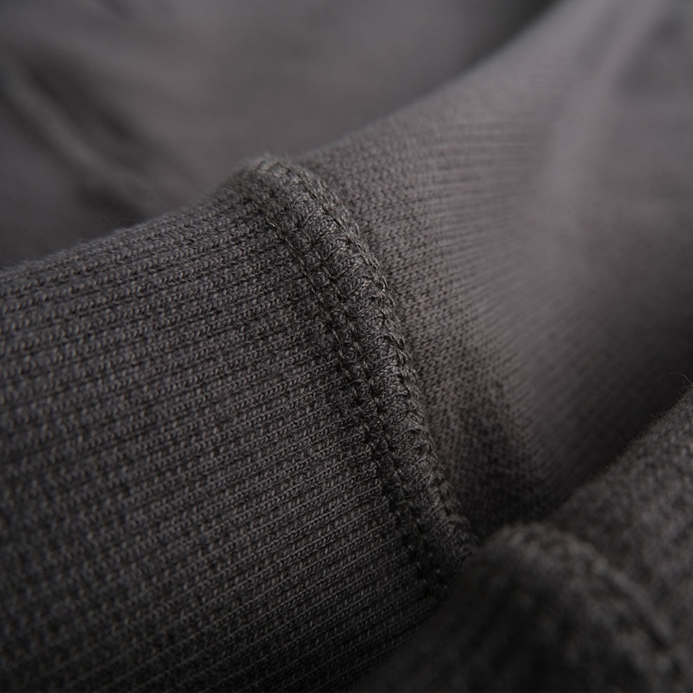 Heavyweight knitted Cotton Waffle Crew Neck Sweatshirt