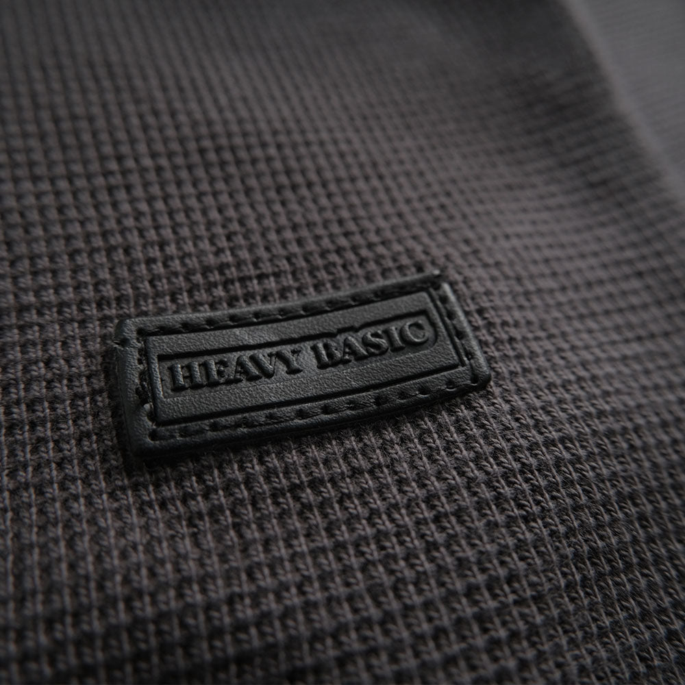 Heavyweight knitted Cotton Waffle Crew Neck Sweatshirt