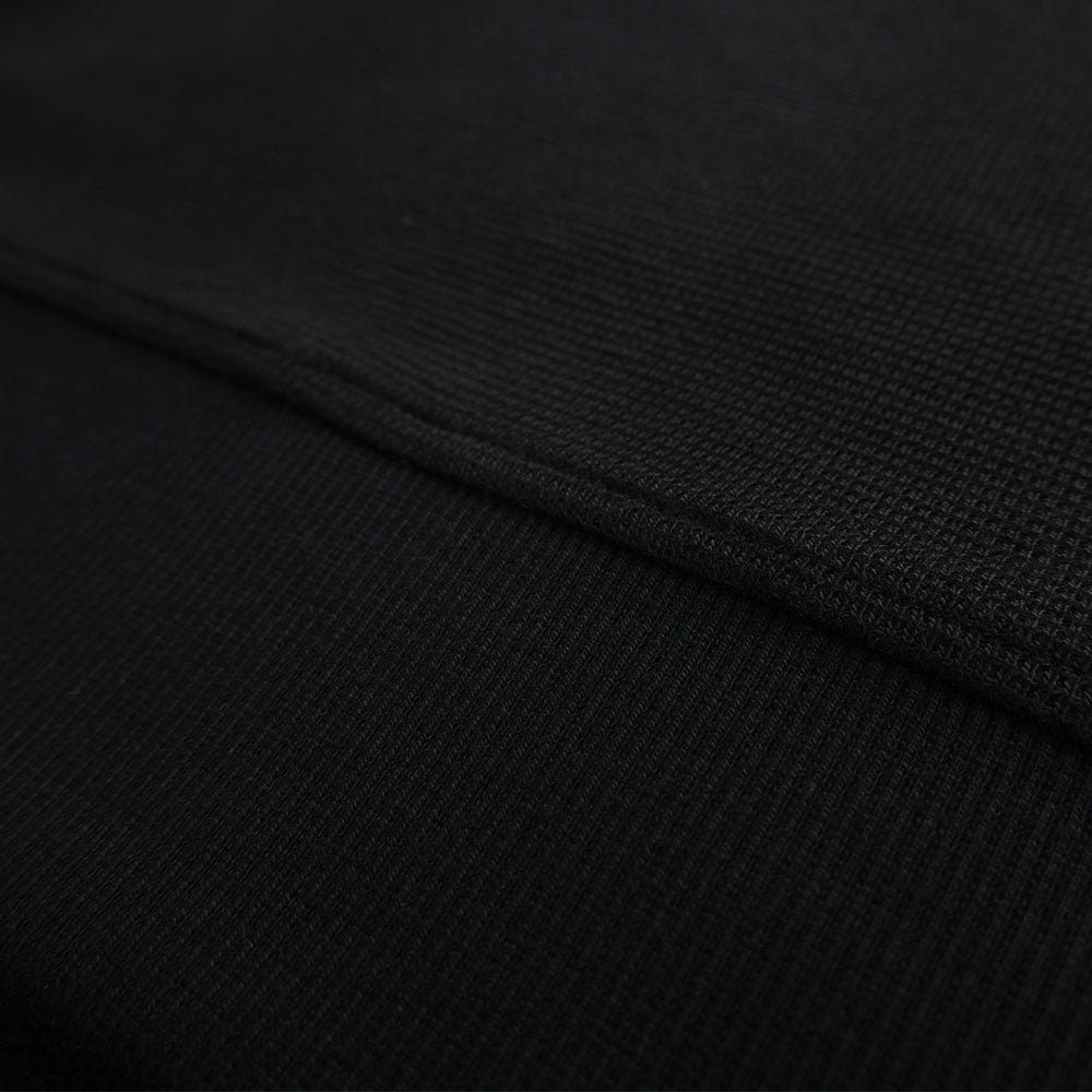Heavyweight knitted Cotton Waffle Crew Neck Sweatshirt